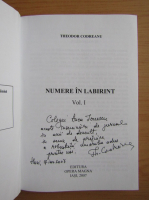 Theodor Codreanu - Numere in labirint (cu autograful autorului)
