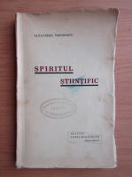 Alexandru Mironescu - Spiritul stiintific (1938)