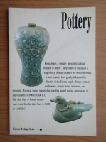 Korean Heritage Series, nr. 3, Pottery