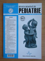 Revista Romana de Pediatrie, volumul LXII, nr. 2, 2013