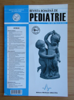 Revista Romana de Pediatrie, volumul LXII, nr. 4, 2013