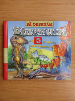 Sa desenam dinozauri cu 5 sabloane pentru desenat