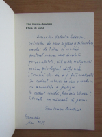 Titu Ionescu Demetrian - Cheia de iarba (cu autograful si dedicatia autoarei)