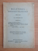 Buletinul Societatii Politehnice, anul XLVI, nr. 9, septembrie 1932