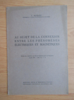 Constantin Budeanu - Au sujet de la connexion entre les phenomenes electriques et magnetiques (1942)