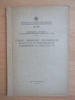 Constantin Budeanu - Stadiul problemei fenomenelor reactive si deformante contributia la evolutia ei (1939)