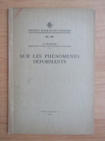 Constantin Budeanu - Sur les phenomenes deformants (1942)