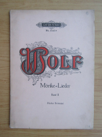 Credichte von Eduard Morike fur eine Singstimme und Klavier von Hugo Wolf