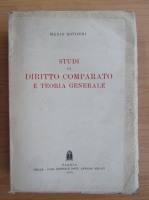 Mario Rotondi - Studi di diritto comparato e teoria generale