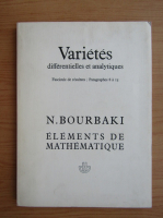N. Bourbaki - Elements de mathematique. Fascicule de resultats. Paragraphes 8 a 15