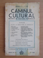 Revista Caminul Cultural, anul XI, nr. 1-2, ianuarie-februarie 1945