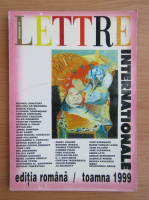 Anticariat: Revista Lettre Internationale, nr. 31, toamna 1999
