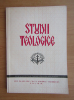 Revista Studii teologice, anul XXVI, nr. 9-10, noiembrie-decembrie 1974