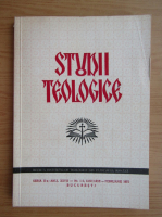 Revista Studii teologice, anul XXVII, nr. 1-2, ianuarie-februarie 1975