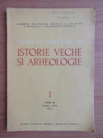 Studii si cercetari de istorie veche si arheologie, tomul 34, nr. 1, ianuarie-martie 1983