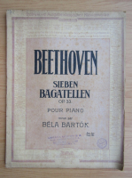 Bela Bartok - Beethoven. Sieben Bagatellen
