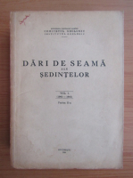 Dari de seama ale sedintelor (volumul 50, partea a II-a)