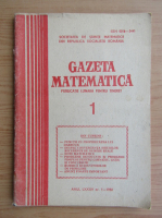 Gazeta matematica, anul LXXXV, nr. 1, 1980