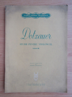 George Iarosevici - Dotzauer. Studii pentru violoncel (volumul 3)