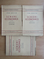 Ion Ghica - Scrieri economice (3 volume, 1937)