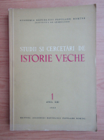 Studii si cercetari de istorie veche, anul XIII, nr. 1, 1962
