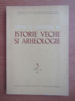 Studii si cercetari de istorie veche si arheologie, tomul 26, nr. 3, 1975