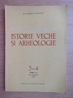 Studii si cercetari de istorie veche si arheologie, tomul 41, nr. 3-4, iulie-decembrie 1990