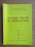 Studii si cercetari de istorie veche si arheologie, tomul 49, nr. 1, ianuarie-martie 1998