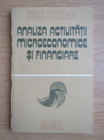 Ioan Cainap - Analiza activitatii microeconomice si financiare