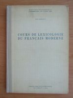 Ioan Simionica - Cours de lexicologie du francais moderne