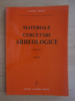 Materiale si cercetari arheologice, volumul 2, 2000-2006