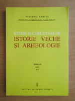 Studii si cercetari de istorie veche si arheologie, tomul 64, nr. 3-4, 2013