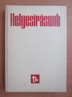 Helyesirasunk