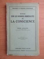 Henri Bergson - Essai sur les donnees immediates de la conscience (1930)
