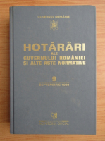 Hotarari ale Guvernului Romaniei si alte acte normative (volumul 9)