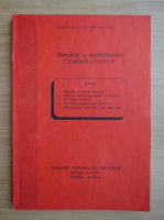 Revista de matematica Transilvania, nr. 6, 2001