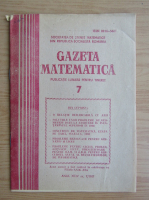 Anticariat: Revista Gazeta Matematica, anul XCIV, nr. 7, 1989