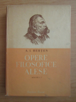 A. I. Herten - Opere filosofice alese (volumul 1)