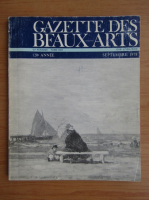 Gazette des beaux-arts, anul 120, volumul 42, nr. 1316, septembrie 1978