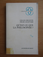 Gilles Deleuze - Qu'est-ce que la philosophie?