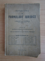 Lascar Davidoglu - Repertoriu de formulare juridice (1942)