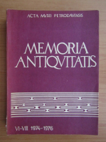 Memoria Antiquitatis (volumele 6-8, 1974-1976)
