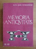 Memoria Antiquitatis (volumele 9-11)