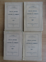 Nicolae Iorga - Essai de synthese de l'histoire de l'humanite (4 volume, 1926)