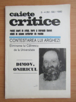 Revista Caiete Critice, nr. 3-4 (52-53), 1992