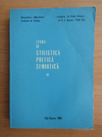 Anticariat: Studii de stilistica poetica semiotica (volumul 1)