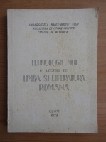 Tehnologii noi in lectiile de limba si literatura romana