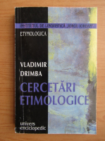 Vladimir Drimba - Cercetari etimologice