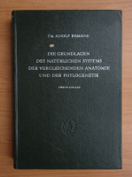 Adolf Remane - Die Grundlangen des Naturlichen Systems, der Vergleichenden Anatomie und der Phylogenetik