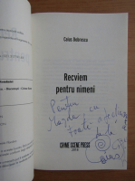 Caius Dobrescu - Recviem pentru nimeni (cu autograful autorului)